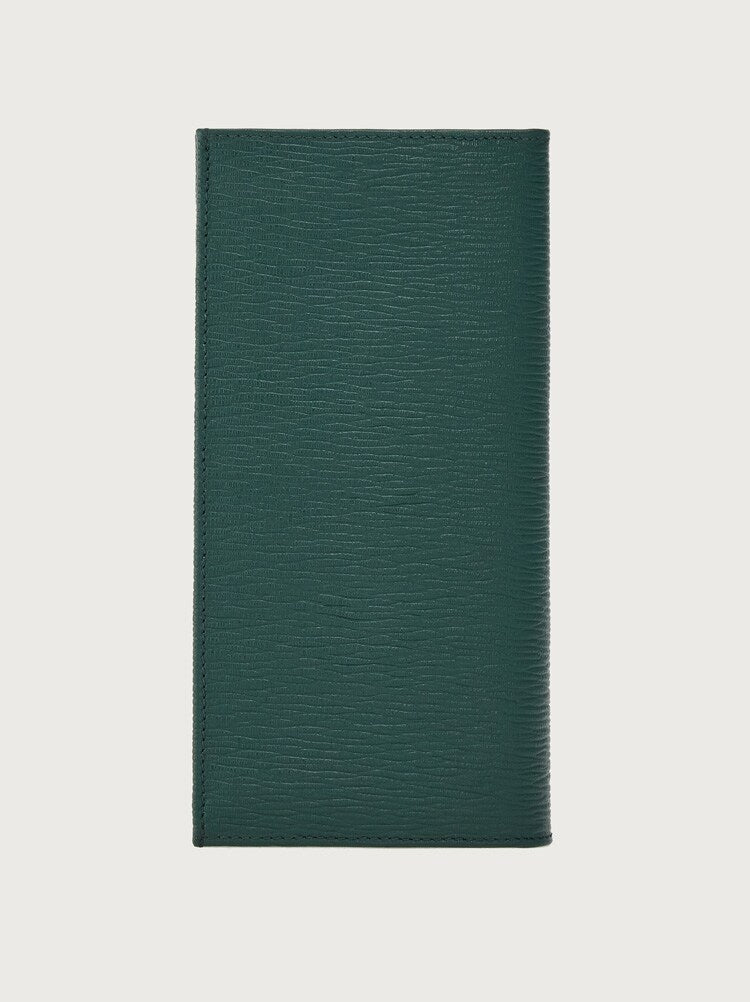 FERRAGAMO MEN'S GREEN CALF LEATHER ACCESSORY