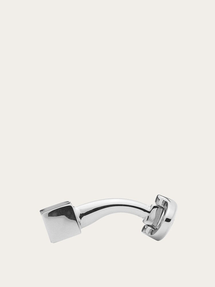 FERRAGAMO MEN'S SILVER BRASS CUFFLINKS ACCESSORY