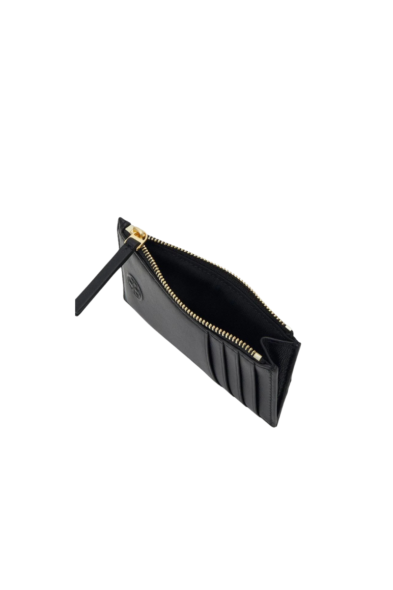 Tory Burch Fleming Soft Zip Card Case Black 152602-001