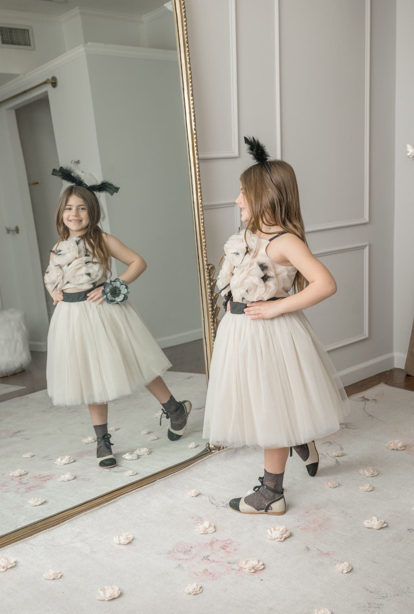 Coco-Caramel Tulle Skirt - Petite Maison Kids