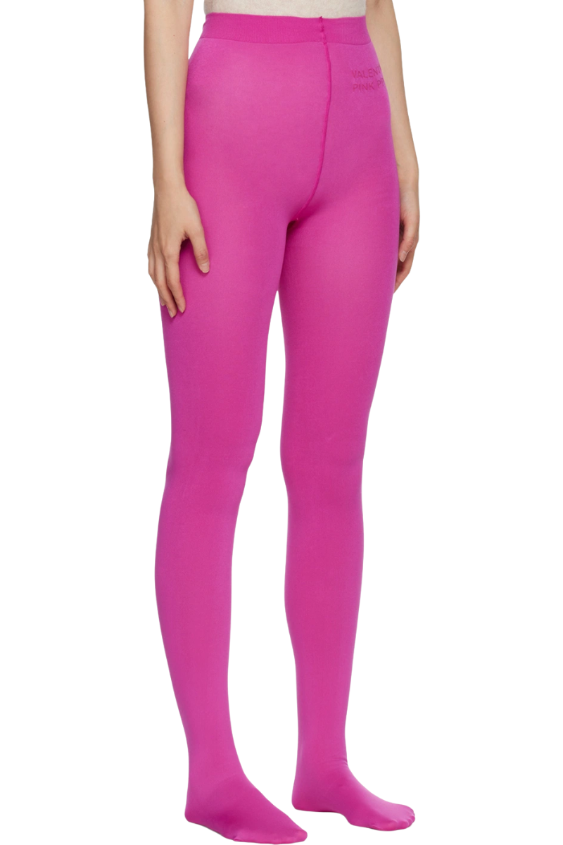 Valentino Garavani Pink PP Tights 1B0KI00M7GU_UWT