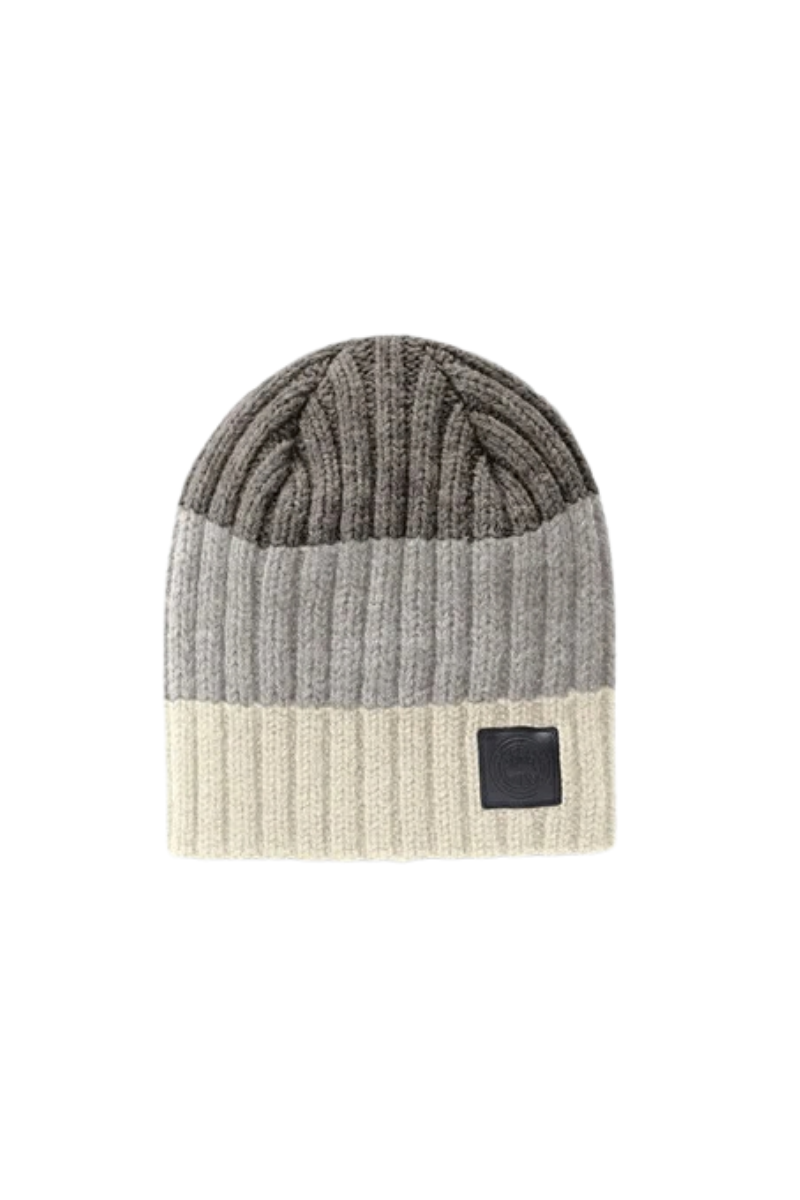 Canada Goose Ladies Block Rib Slouch Hat Ivory 6944L