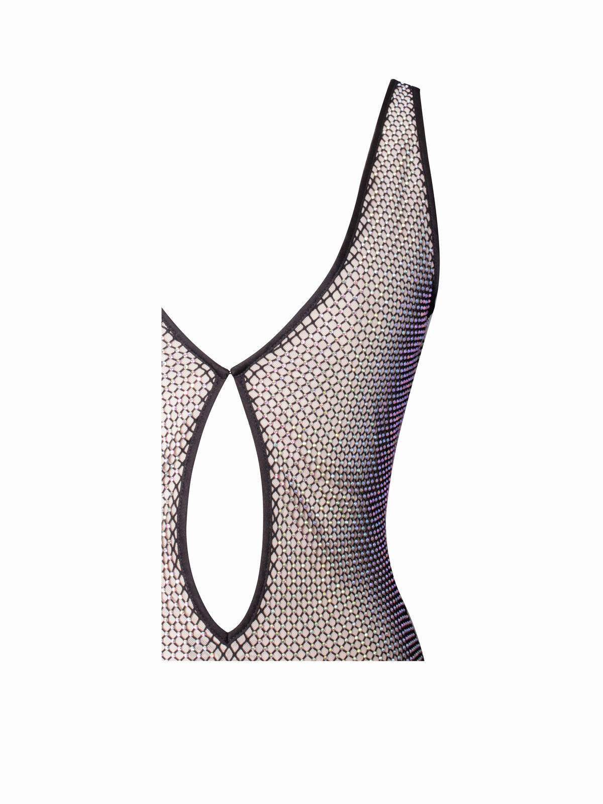 Quiana Mesh Rhinestone Maxi Dress (Archive Sale)