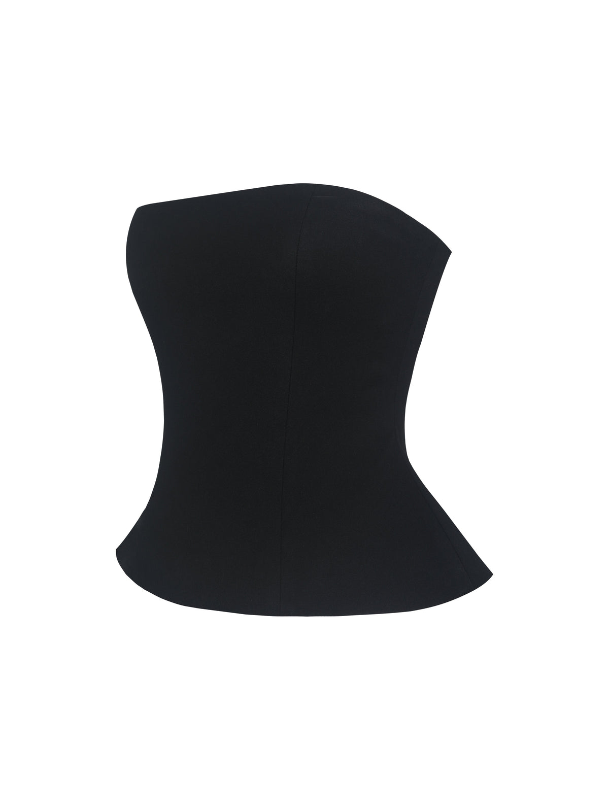 Quinette Black Peplum Top with Beaded Asymmetrical Cape