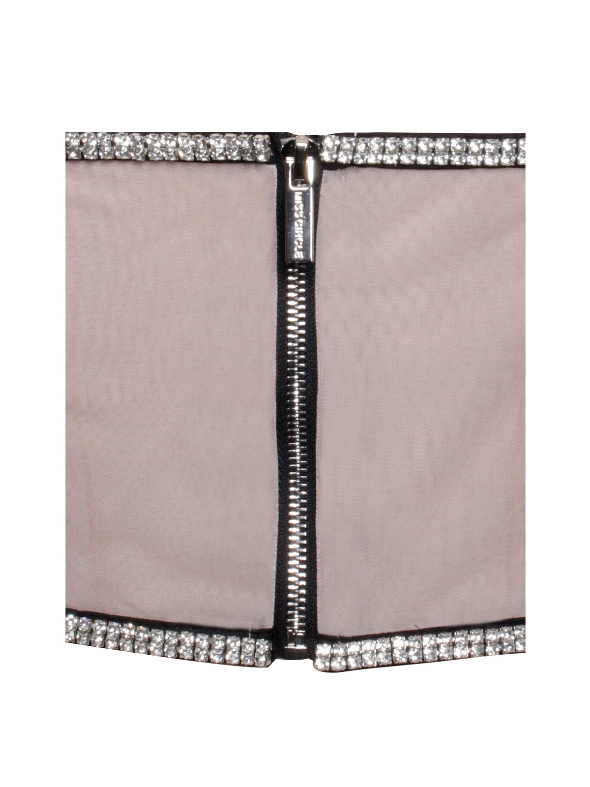 Cadence Black Satin Crystal Embellished Corset Dress (Archive Sale)