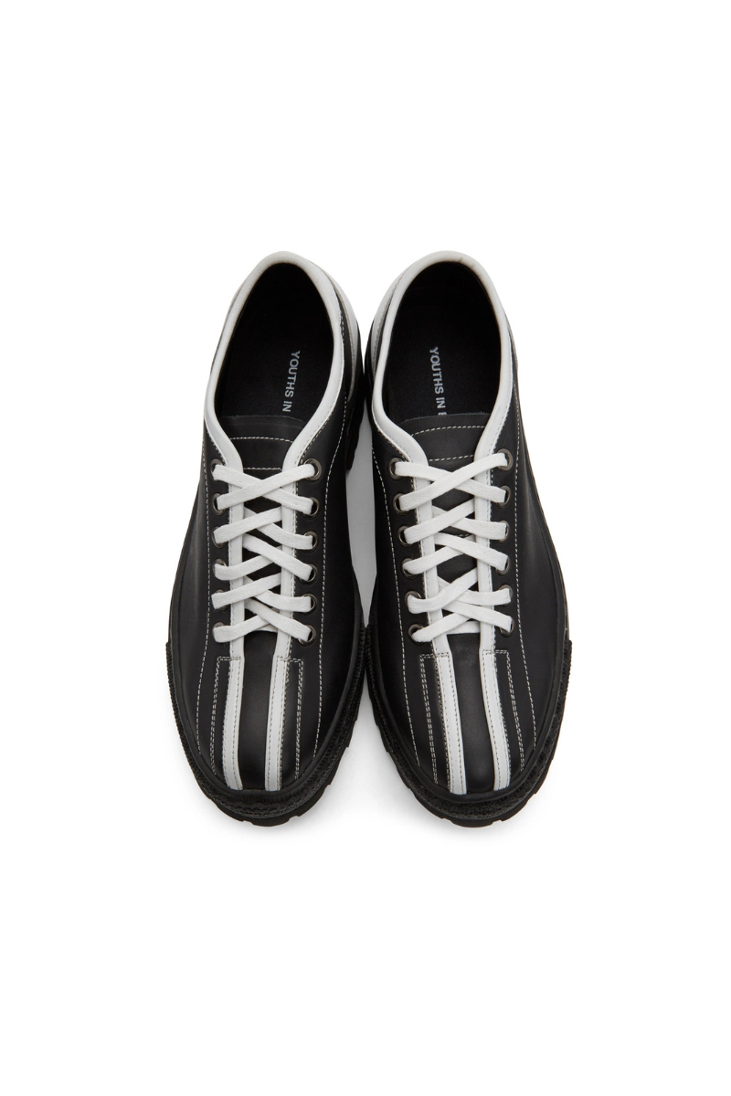 Youths in Balaclava Black Bowling Derbys