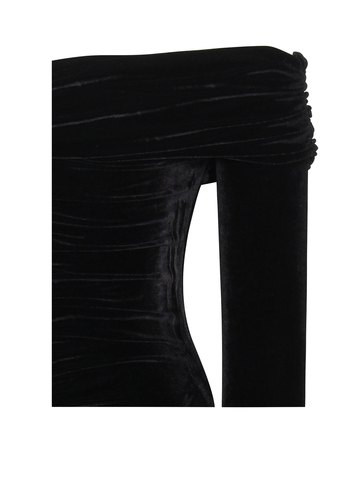 Ashton Off Shoulder Velvet Long Sleeve Bodycon Dress (Archive Sale)