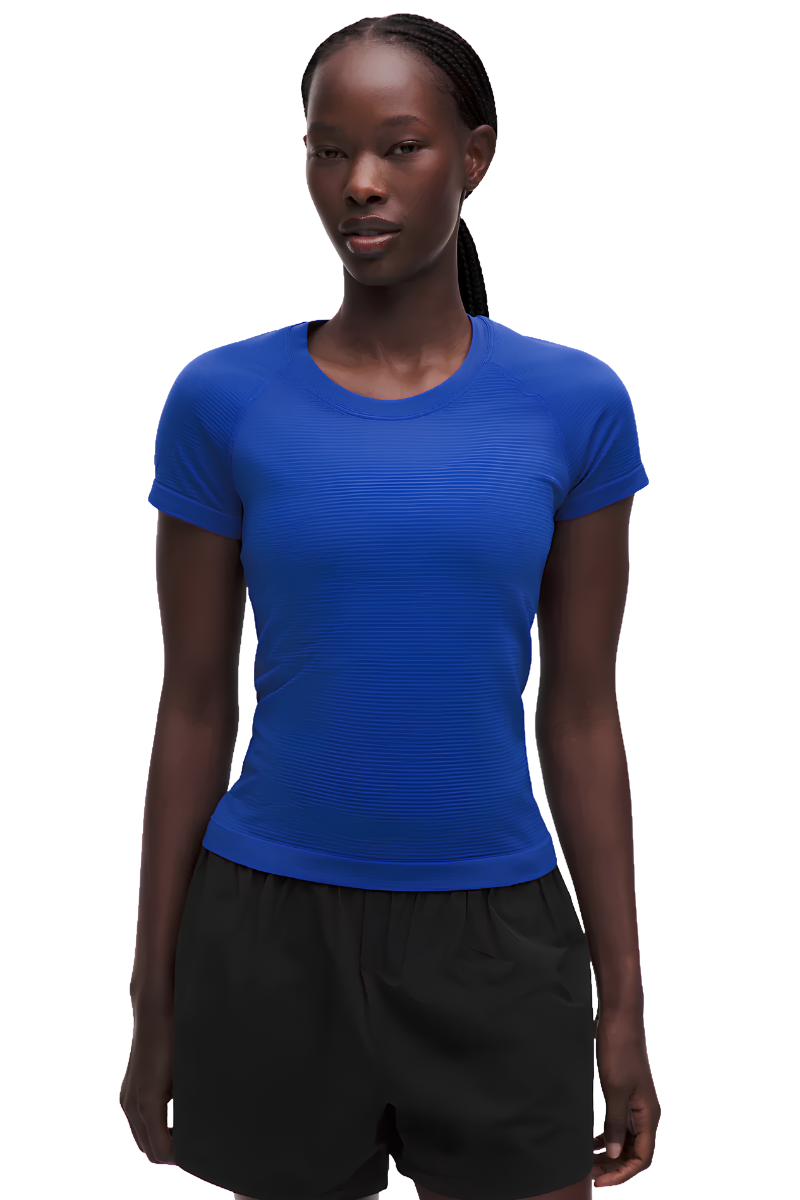 Lululemon Swiftly Tech Short Sleeve 2.0*Race Beach Ball Blue/Beach Ball Blue LW3HT1S