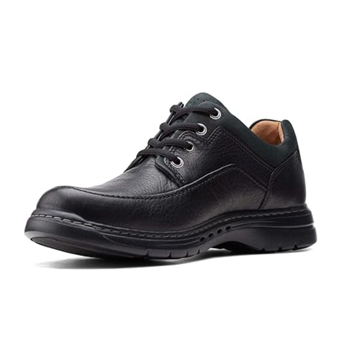 Mens | Clarks Un Brawley Lace Leather Shoe Black
