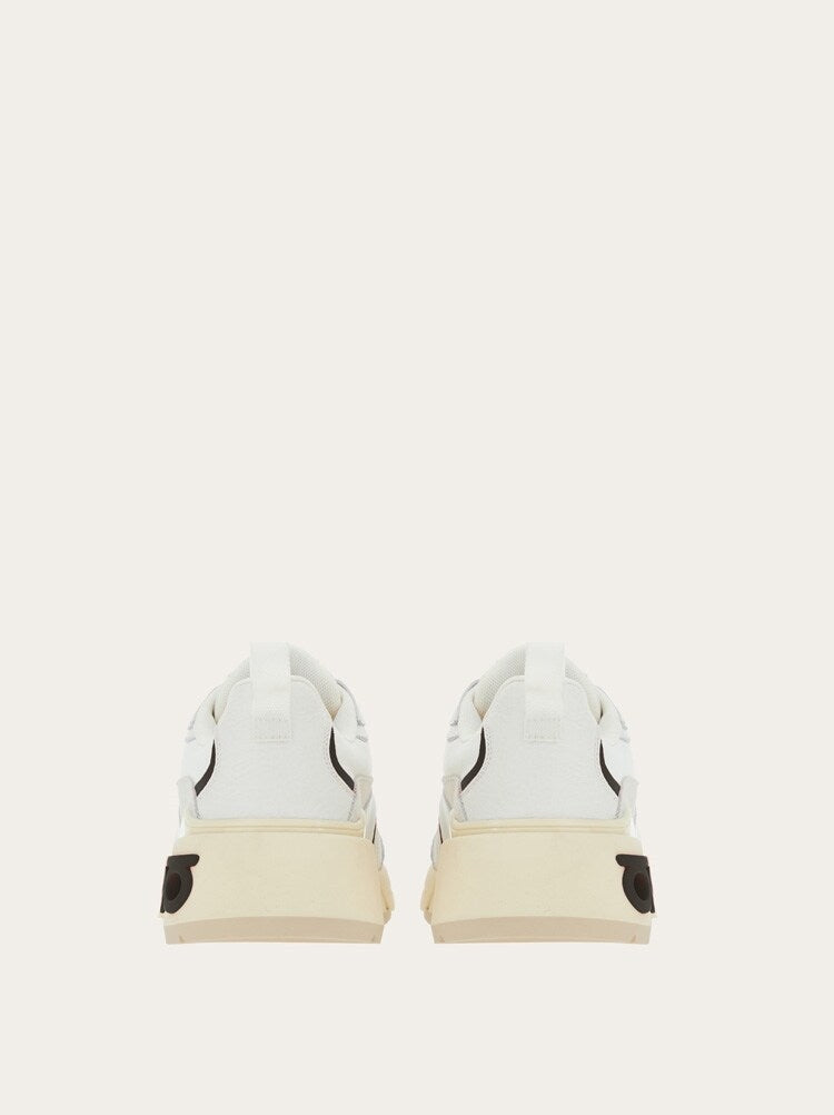 FERRAGAMO WOMEN'S WHITE LEATHER CASUAL SHOES