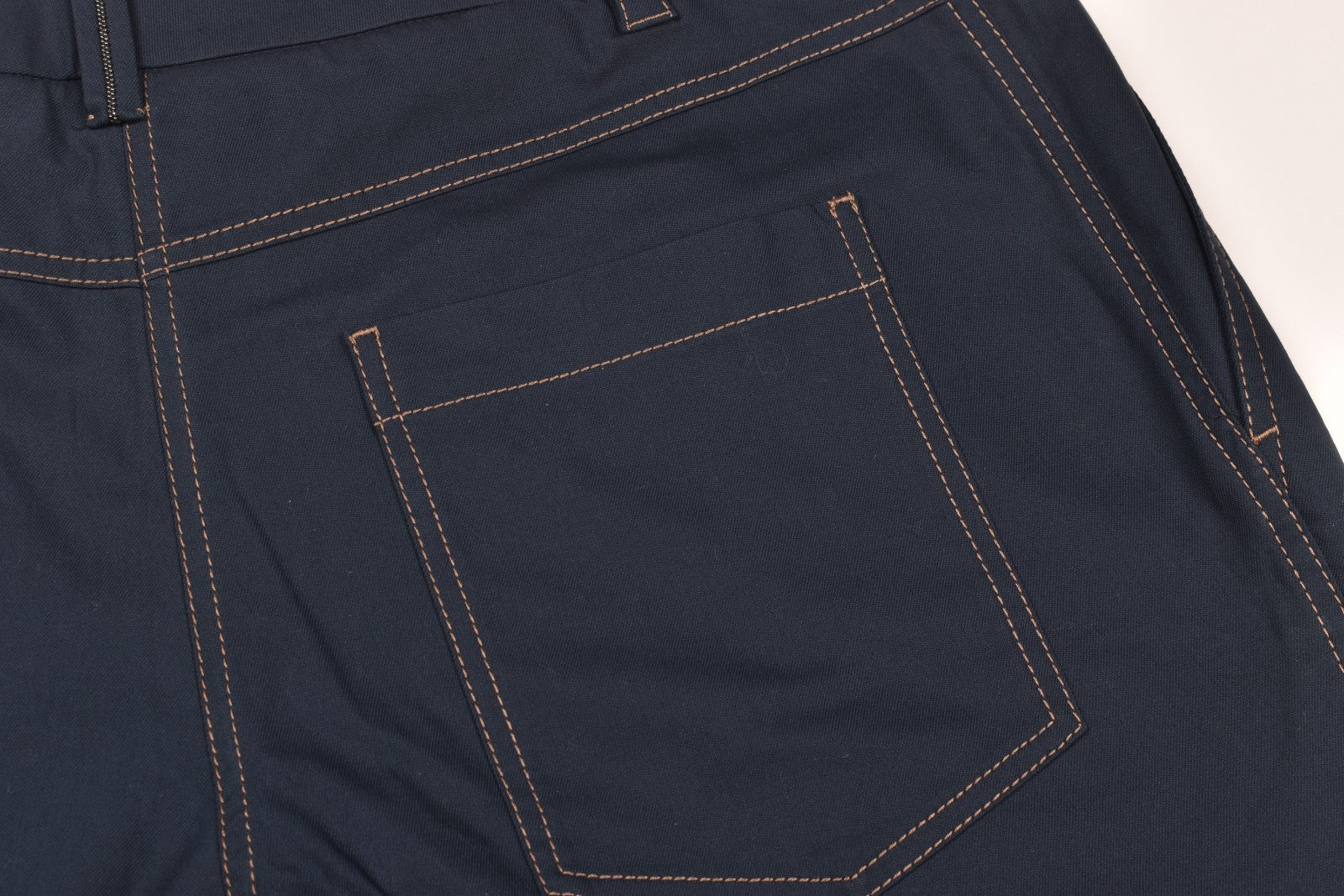 BRUNELLO CUCINELLI WOMEN'S DARK BLUE TAILORED TROUSERS