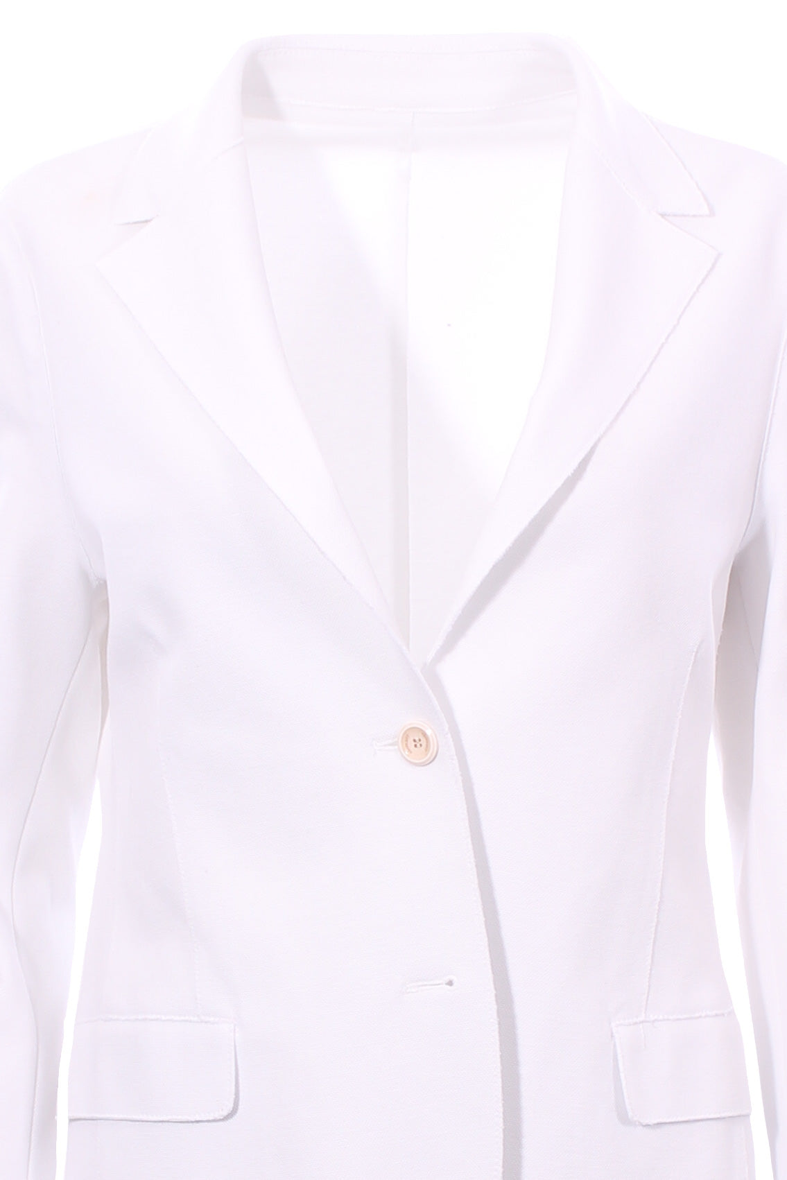 ELEVENTY WOMEN'S WHITE TAILORED BLAZER