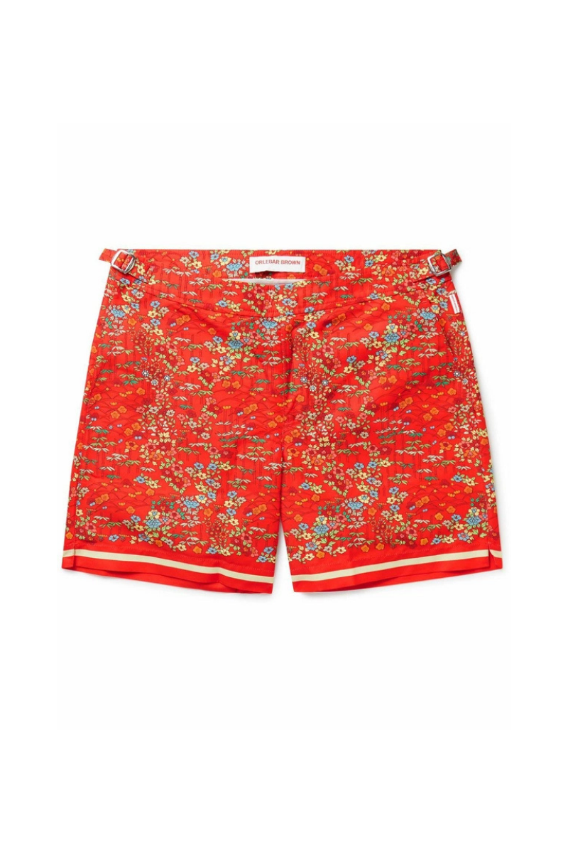 Orlebar Brown Kid'S Beachwear Russell Solo Fantasy-277010-Vermillion