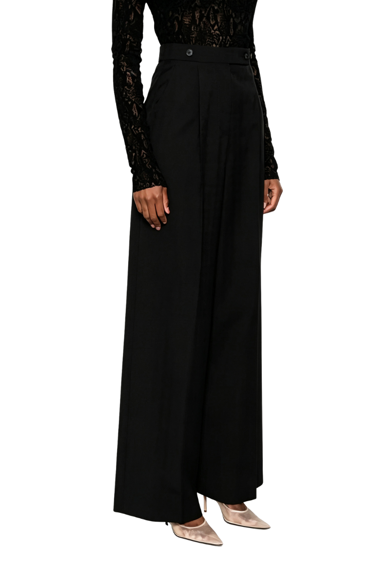 Givenchy Pleated Pants Black BW515715UG