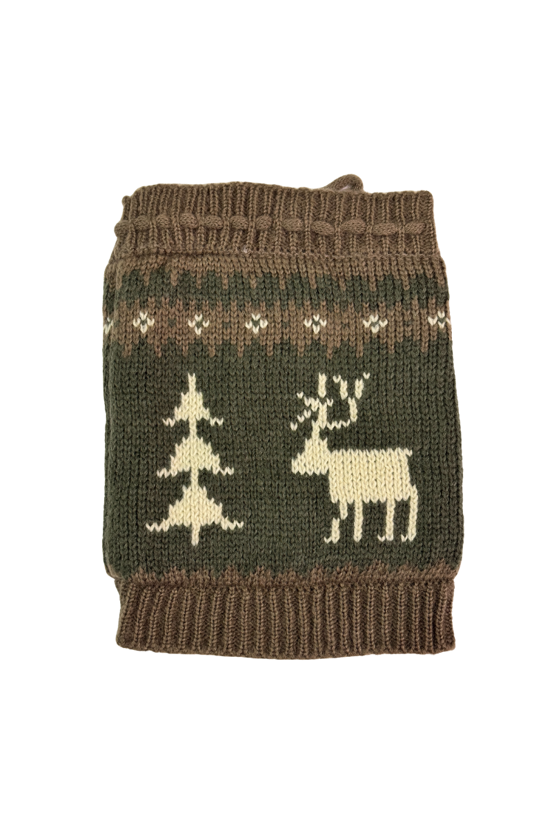 Nobis Tree and Deer Patterned Scarf
