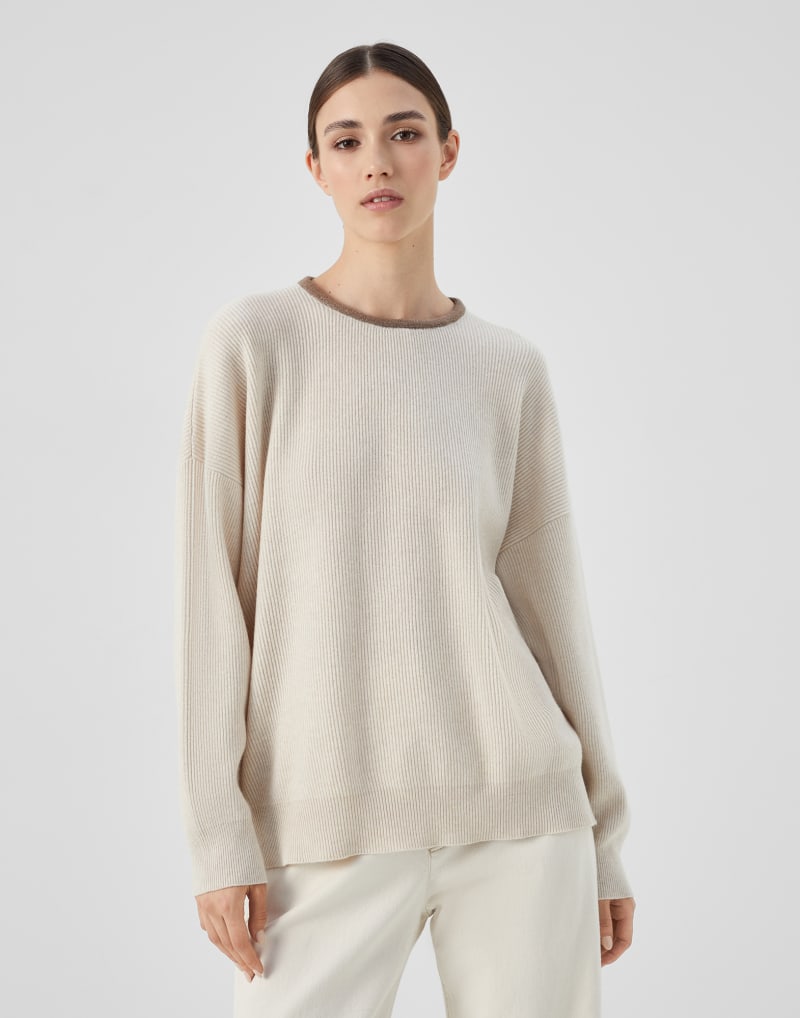 BRUNELLO CUCINELLI WOMEN'S MARBLE WOOL SWEATER