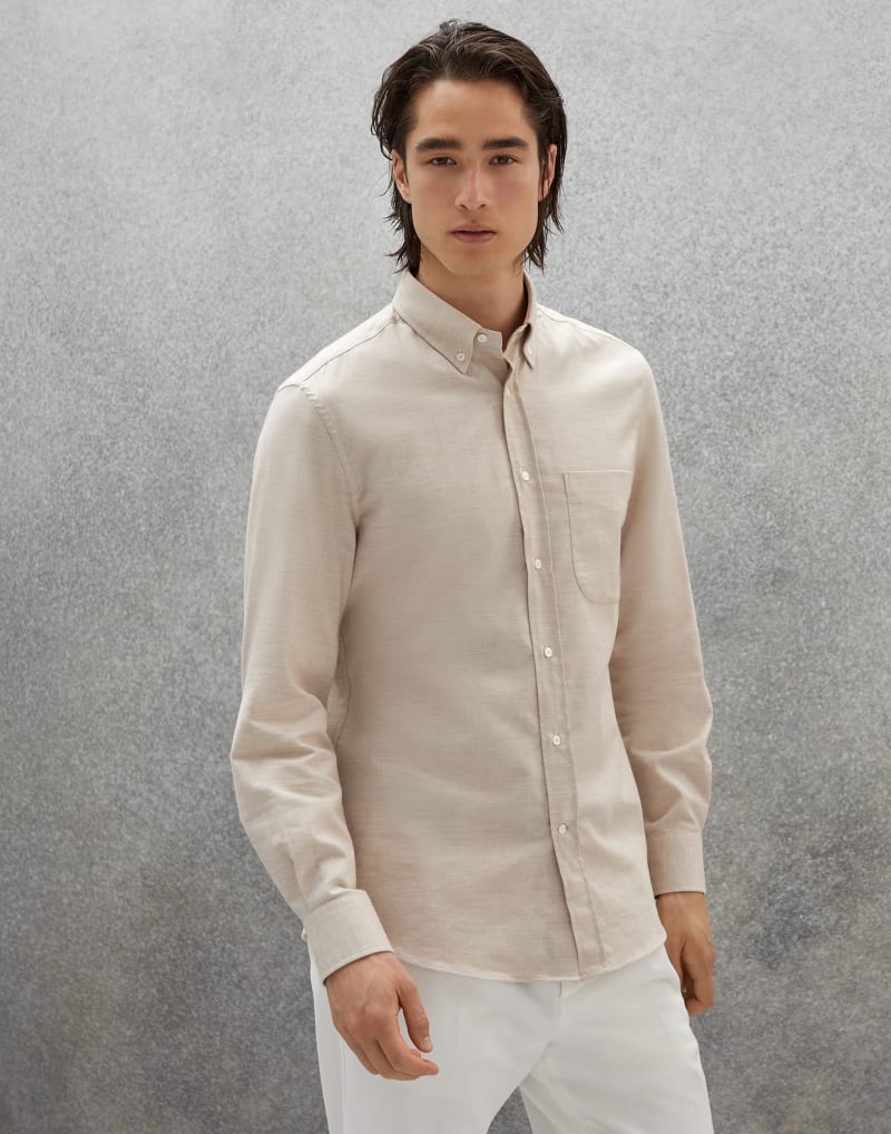 BRUNELLO CUCINELLI MEN'S SHIRT MA7520606_C023 NWT