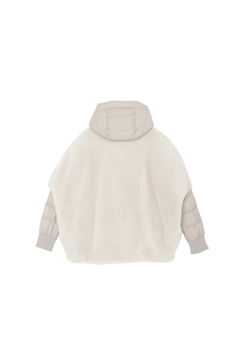 MooRER SP-PEGASO-KS3 Layered Down Jacket Mandorla