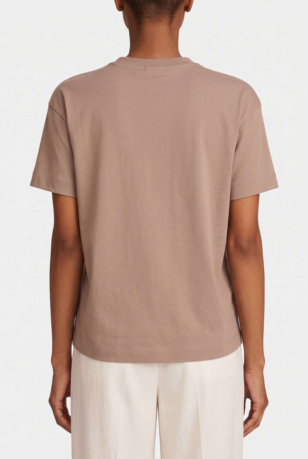 BRUNELLO CUCINELLI WOMEN'S COYOTE COTTON RELAXED SHIRT