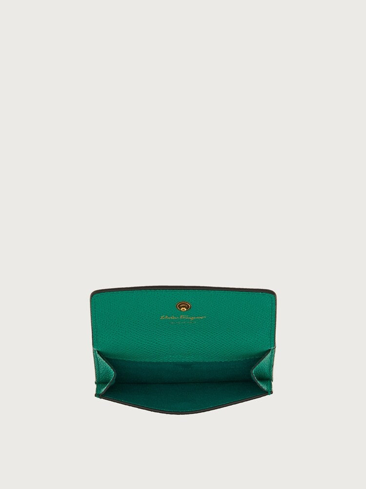 FERRAGAMO WOMEN'S GREEN CALF LEATHER BAG