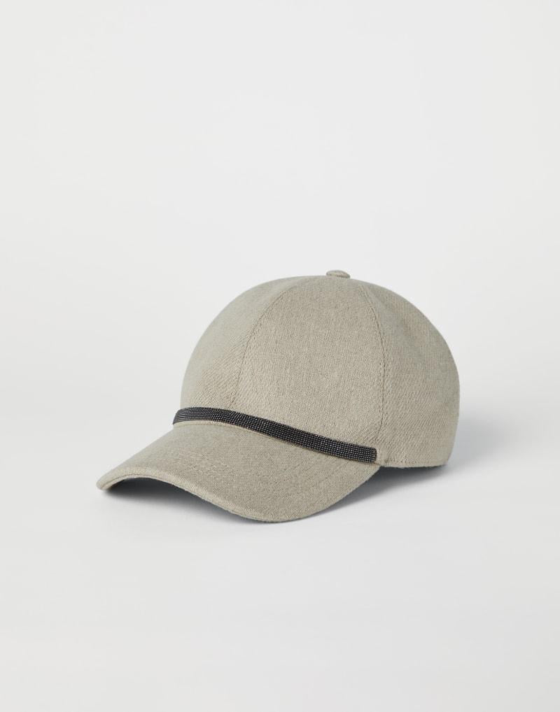 BRUNELLO CUCINELLI WOMEN'S LIGHT SAND LINEN HAT