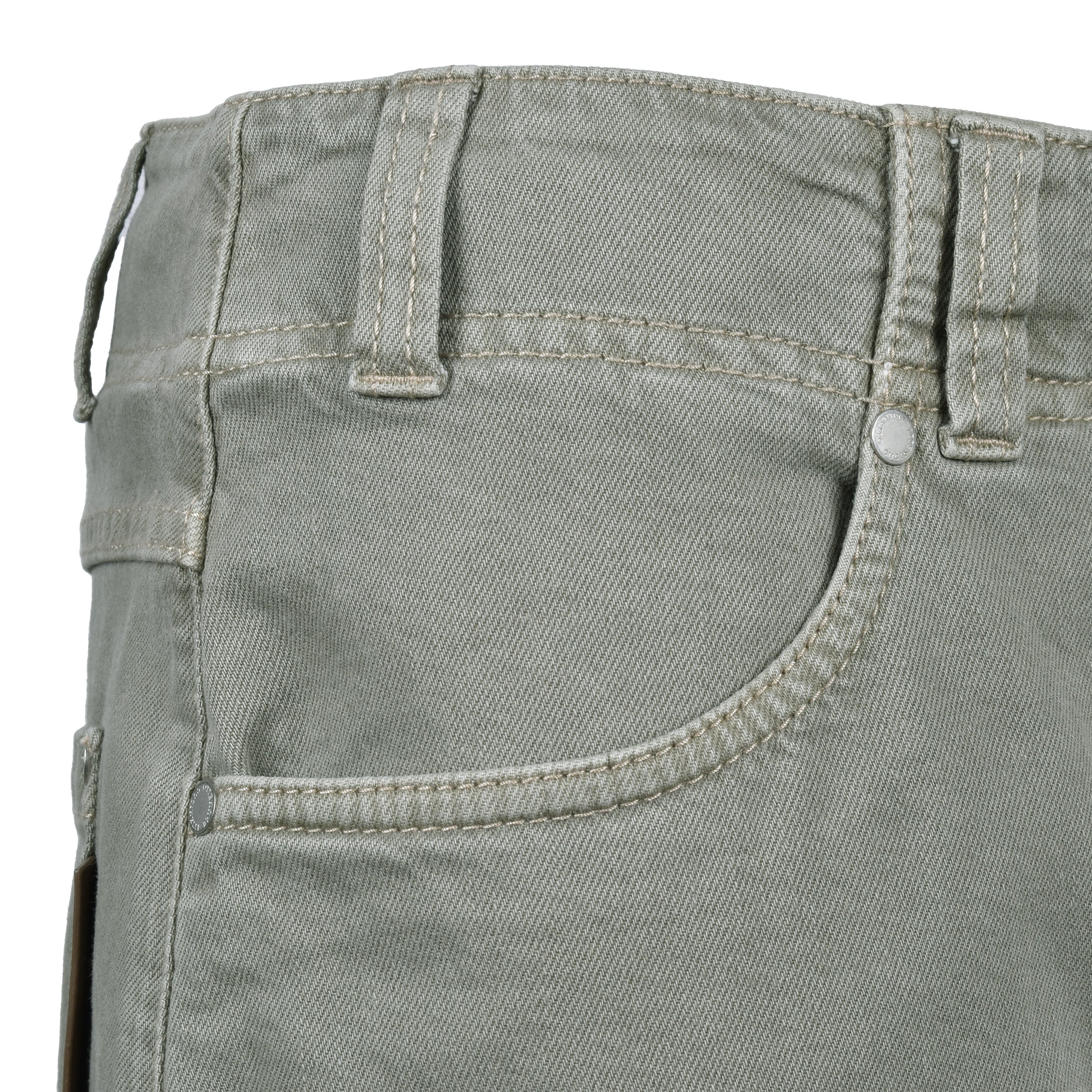 BRUNELLO CUCINELLI WOMEN'S LIGHT GREEN DENIM SKIRT
