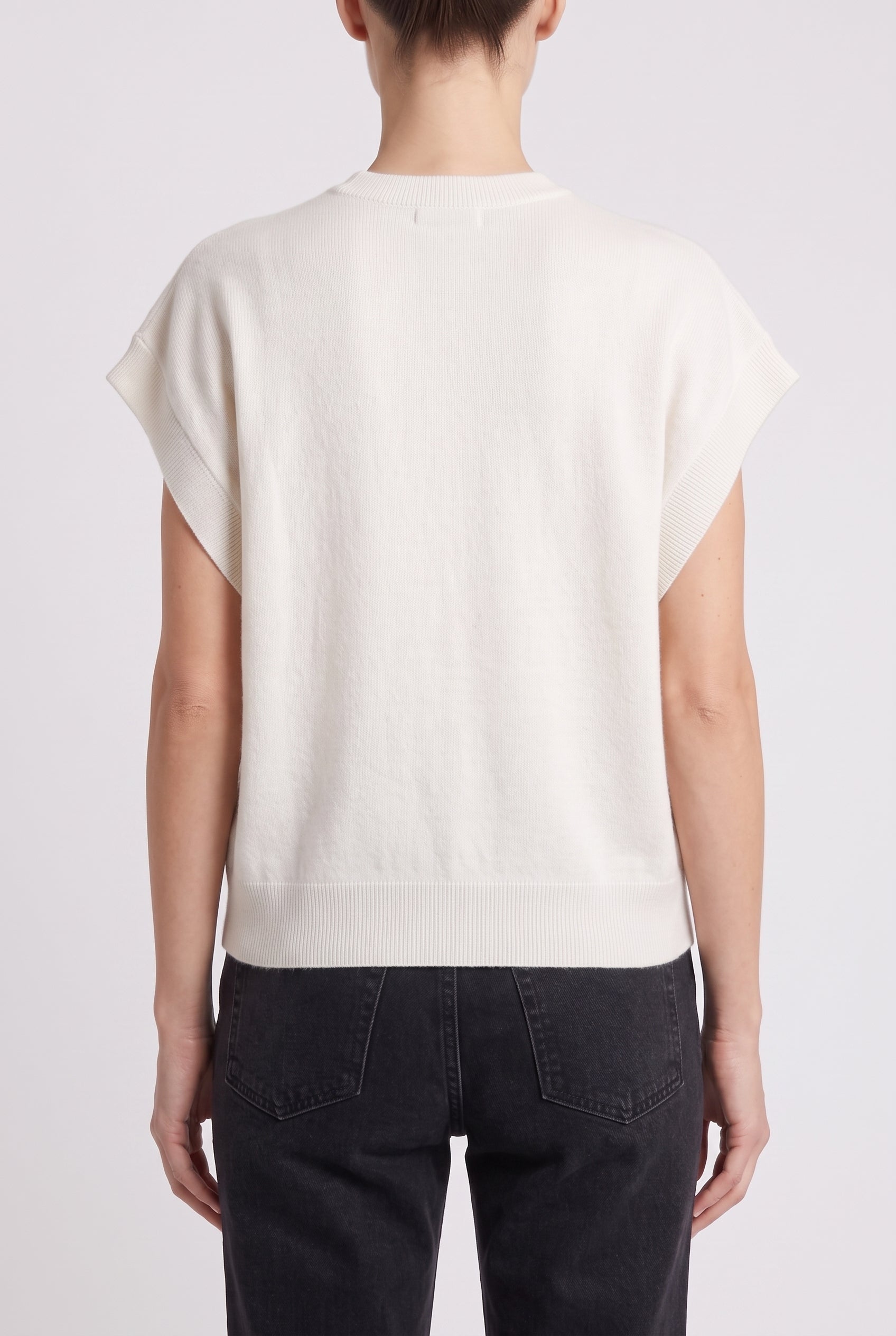 BRUNELLO CUCINELLI WOMEN'S OFF WHITE CASHMERE SWEATER