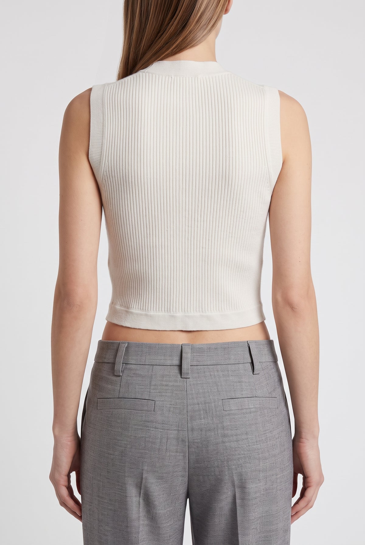 BRUNELLO CUCINELLI WOMEN'S WARM WHITE WOOL BLEND SHIRT