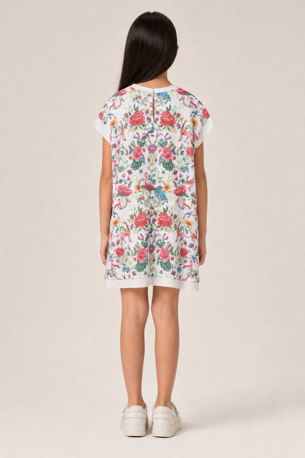 CHRISTIAN DIOR KIDS EMBROIDERED SEQUIN DRESS NWT