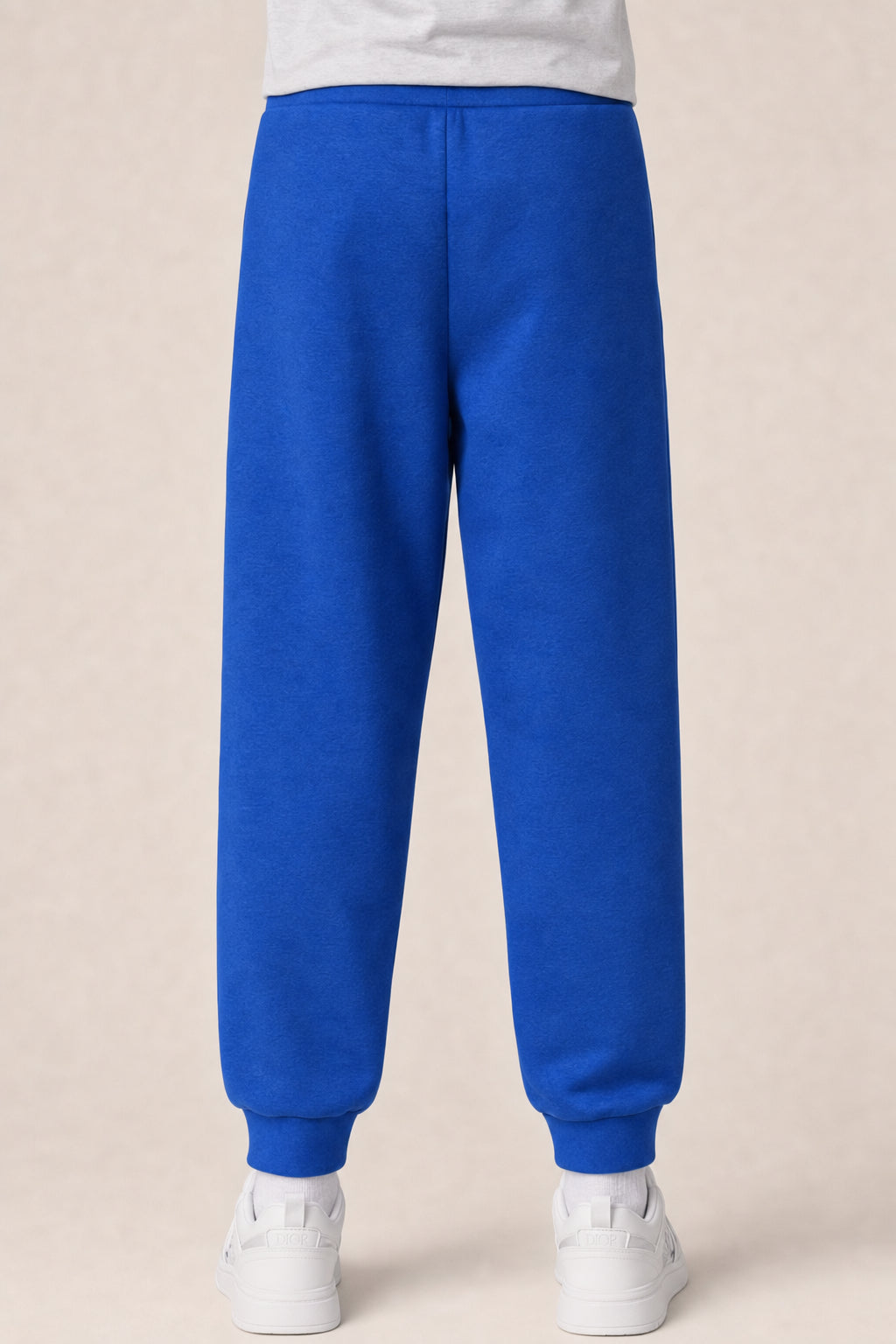 DIOR KIDS'S BRIGHT BLUE CASUAL TROUSERS