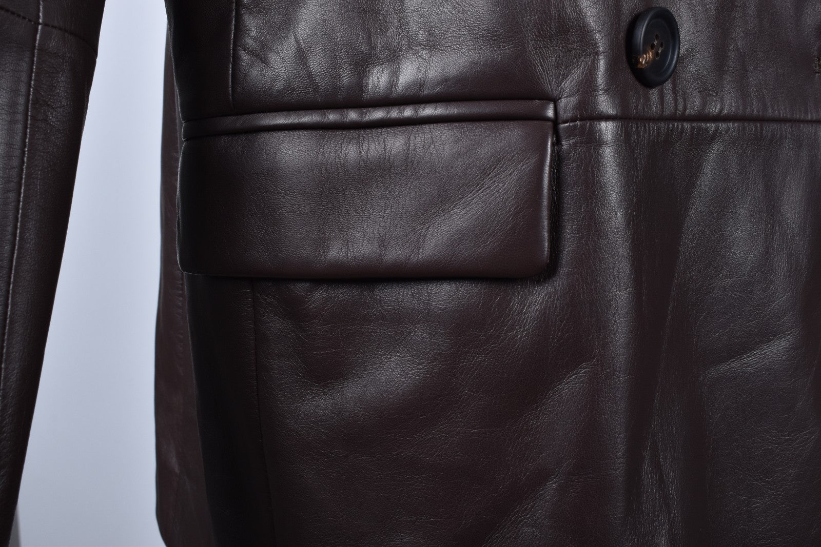 BRUNELLO CUCINELLI WOMEN'S NEW SIGARO LEATHER JACKET