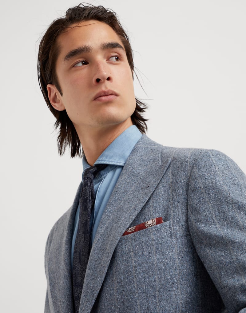 BRUNELLO CUCINELLI MEN'S POCKETSQUARE