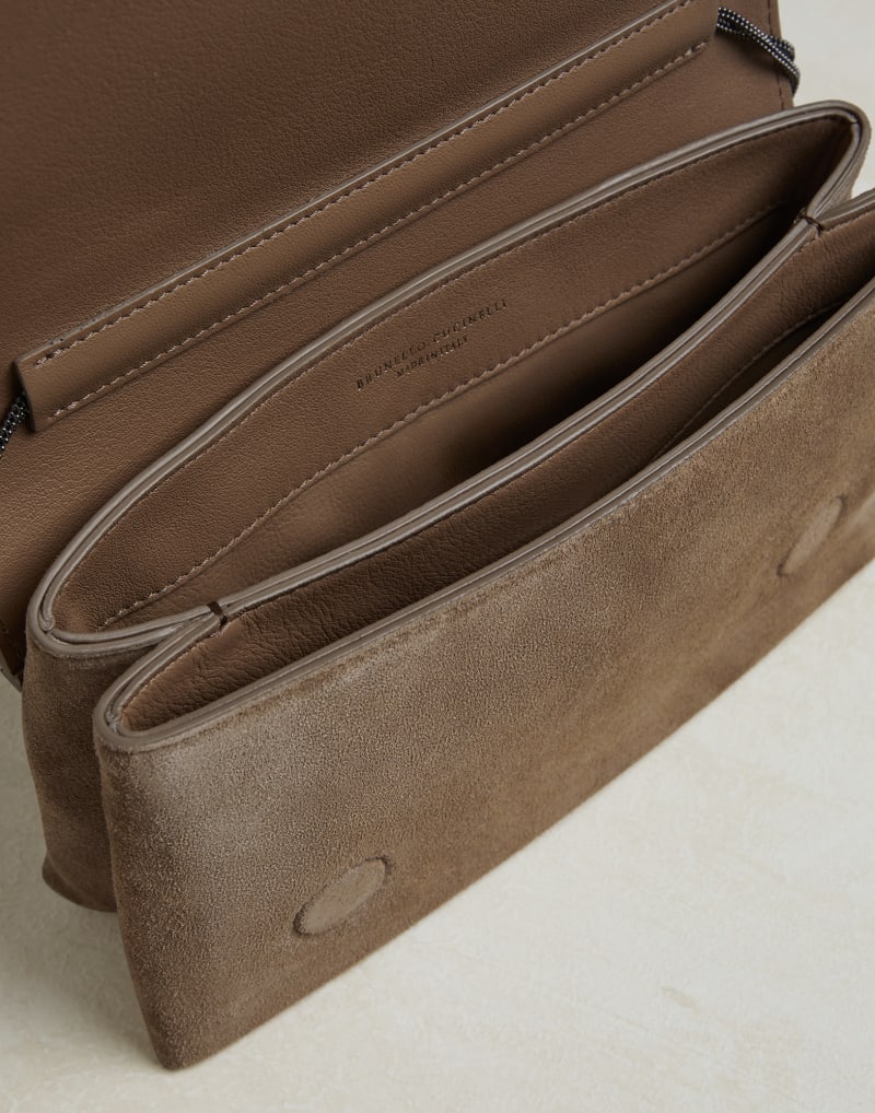 BRUNELLO CUCINELLI WOMEN'S NEW ICE LEATHER SHOULDER BAG