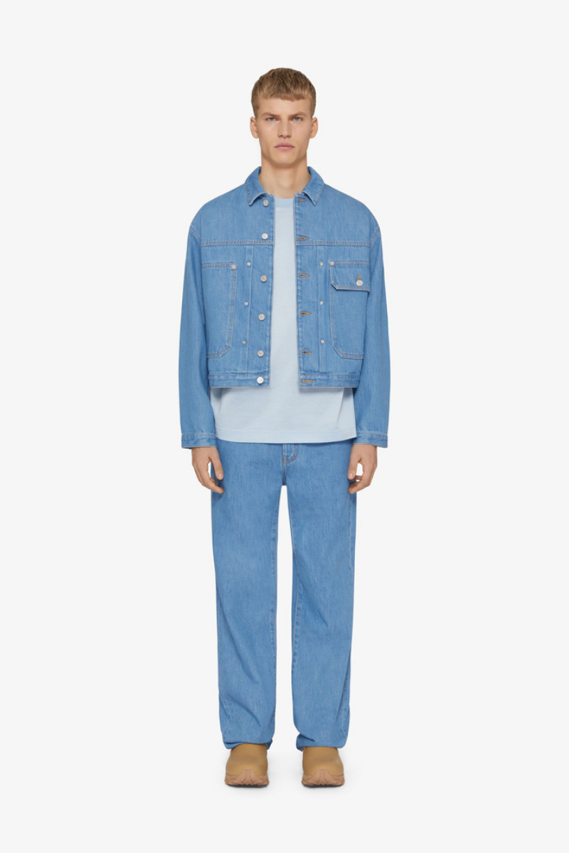 Givenchy Round Regular Fit 5 Pockets Denim_Light Blue