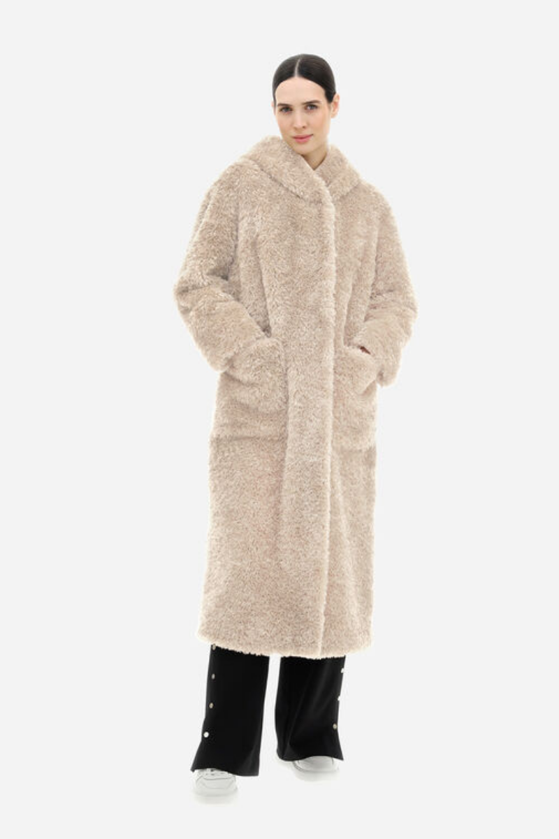 Herno Women's Chantilly Curly Faux Fur Coat