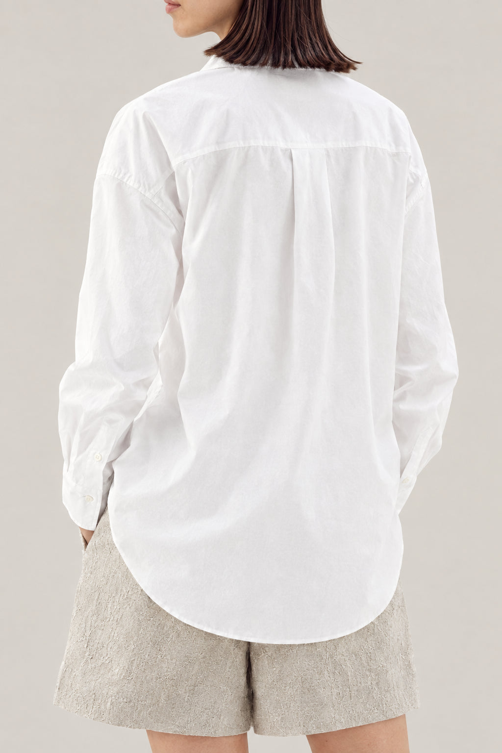 BRUNELLO CUCINELLI WOMEN'S WHITE COTTON BUTTON DOWN SHIRT