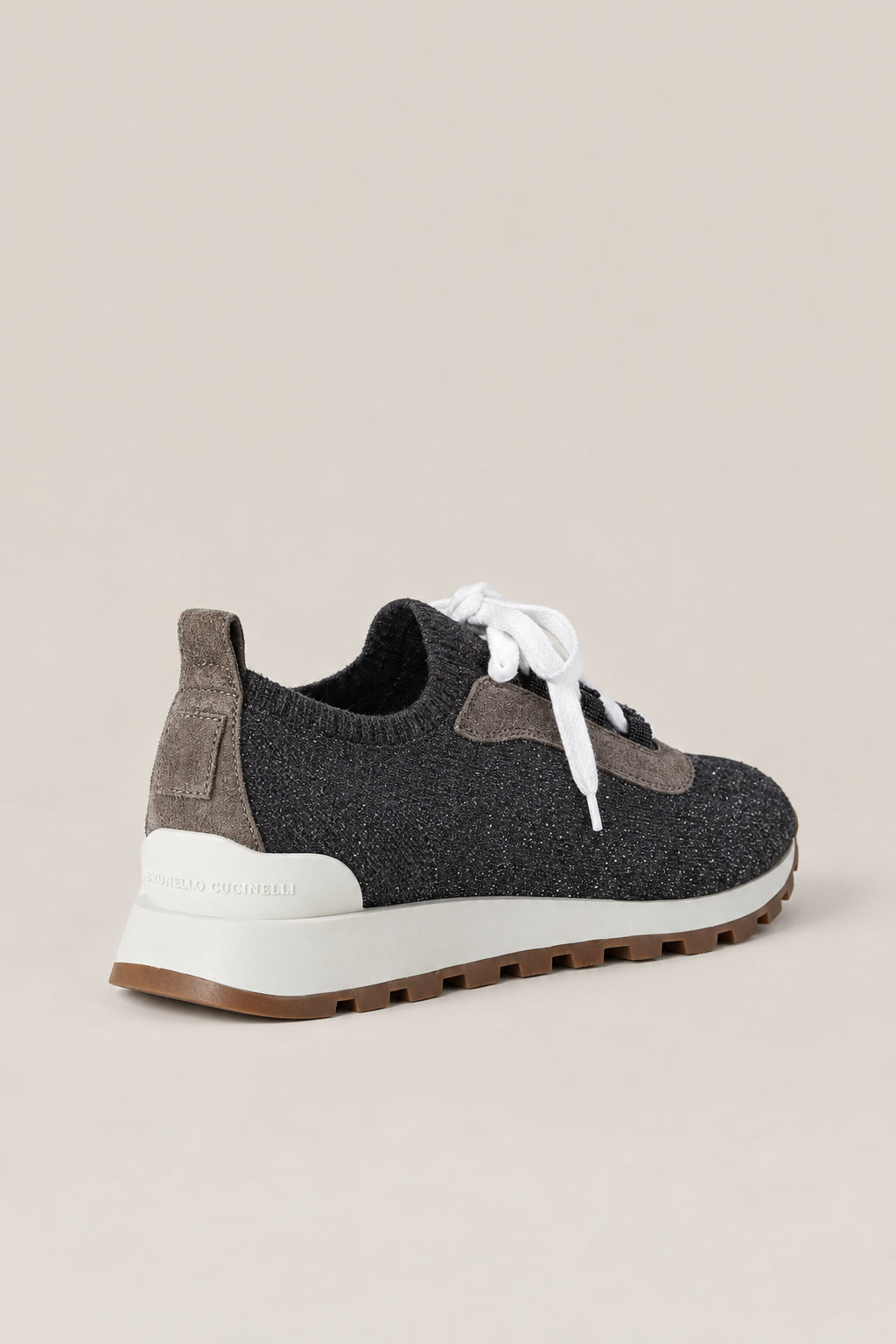 BRUNELLO CUCINELLI WOMEN'S VOLCANO LACE UP LEATHER SNEAKERS