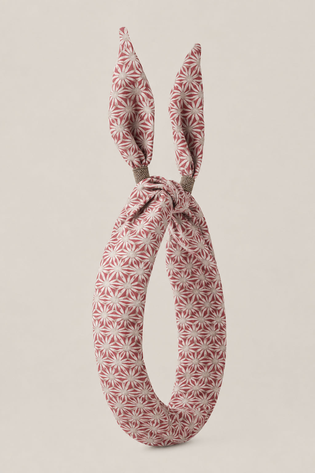 BRUNELLO CUCINELLI WOMEN'S ROSE PATTERNED FABRIC HEADBAND ACCESSORY