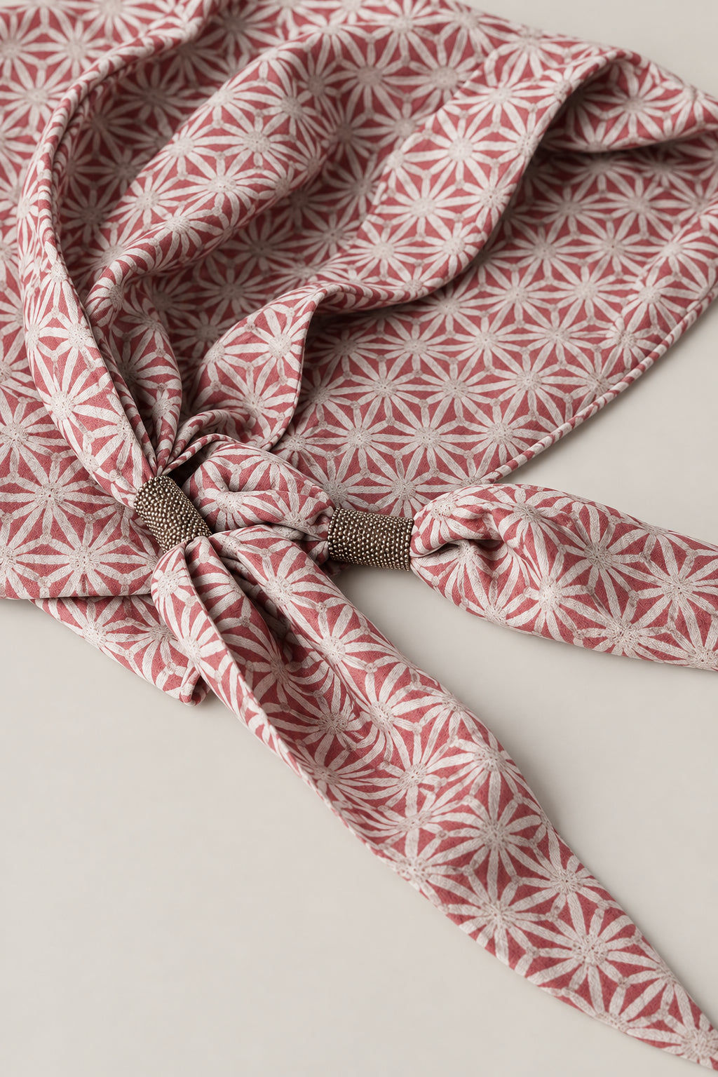 BRUNELLO CUCINELLI WOMEN'S ROSE PATTERNED FABRIC HEADBAND ACCESSORY