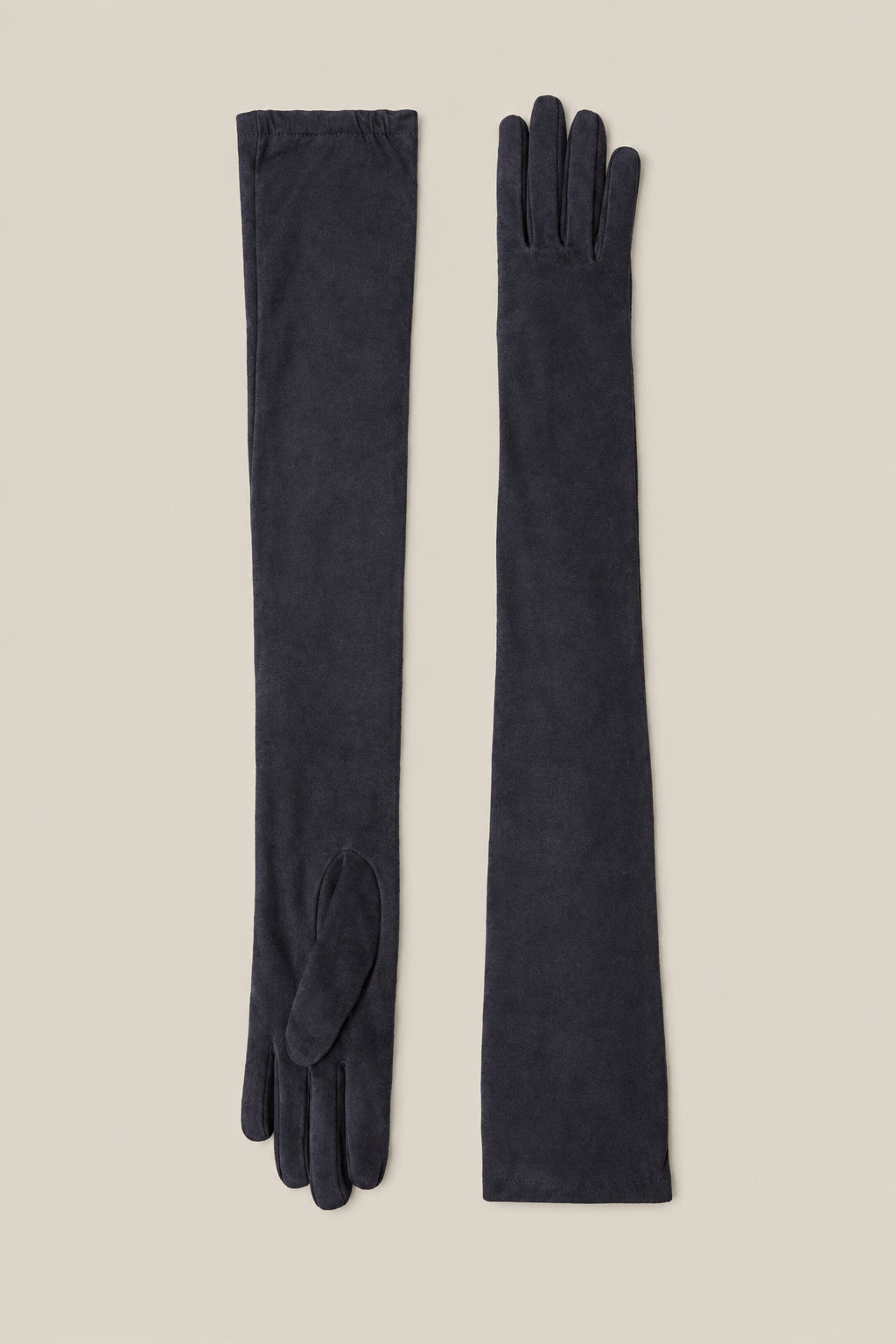 BRUNELLO CUCINELLI WOMEN'S NIGHT SKY LONG LEATHER GLOVES