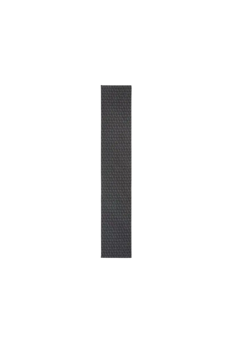 Valentino Garavani Toile Iconographe Scarf In Grey