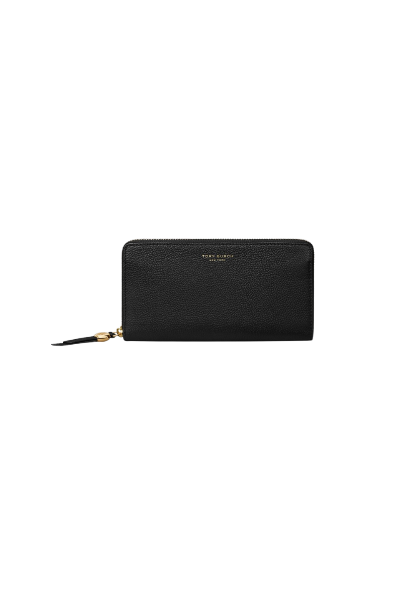Tory Burch Romy Zip Continental Wallet Black 178974-001