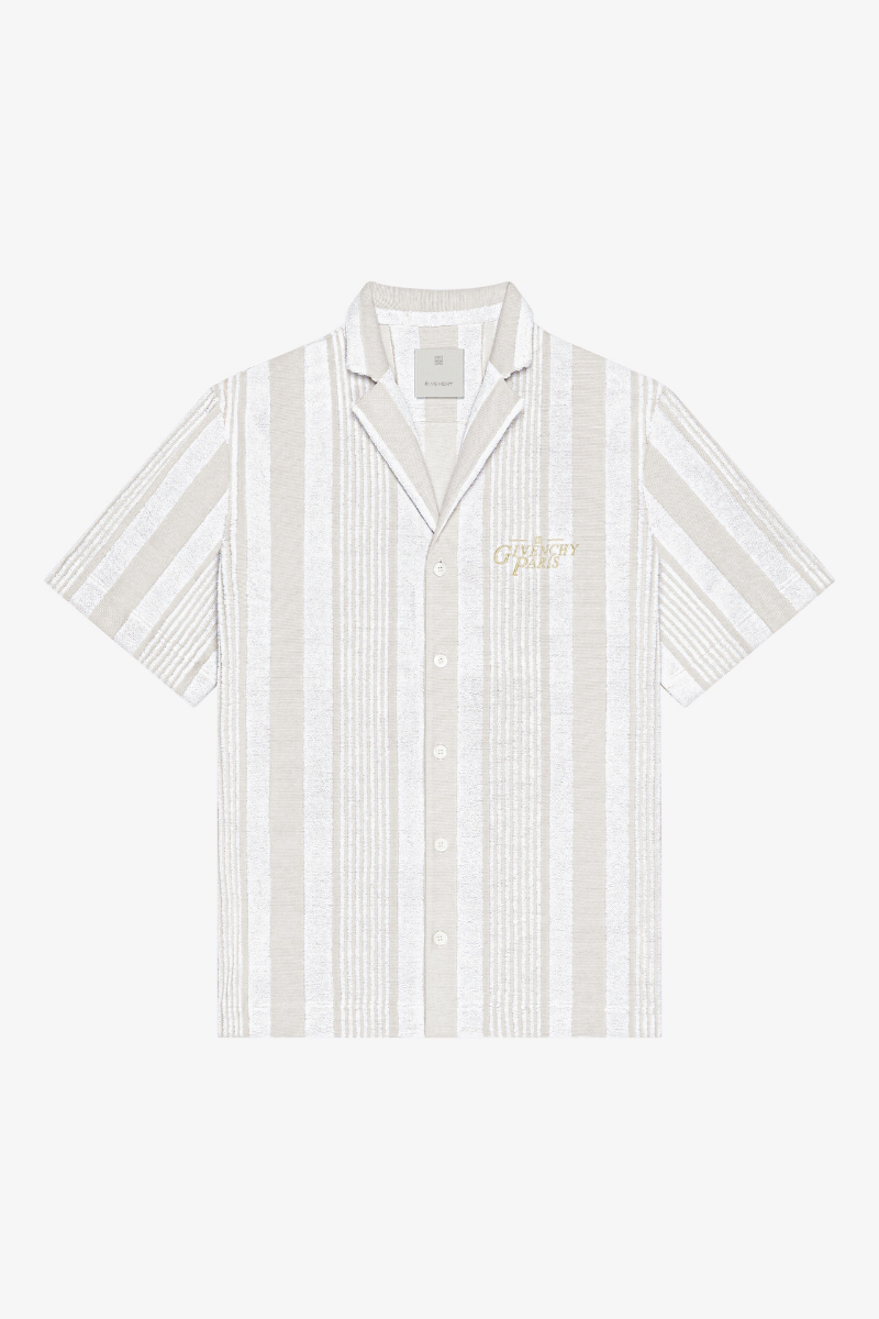 Givenchy Short Sleeves Jersey Vendome Shirt_White/Beige