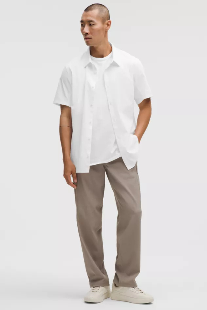 Lululemon Airing Easy Short Sleeve Shirt Bright White