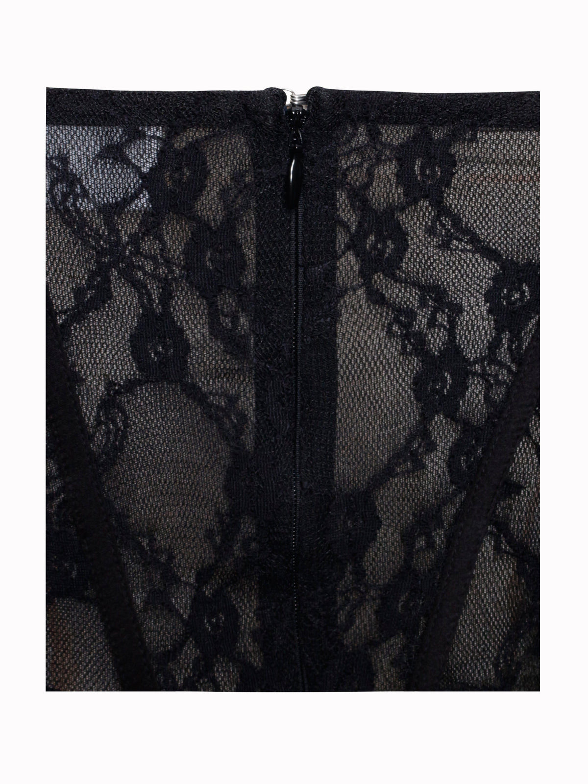Quennell Black Lace Corset Maxi Dress (Archive Sale)