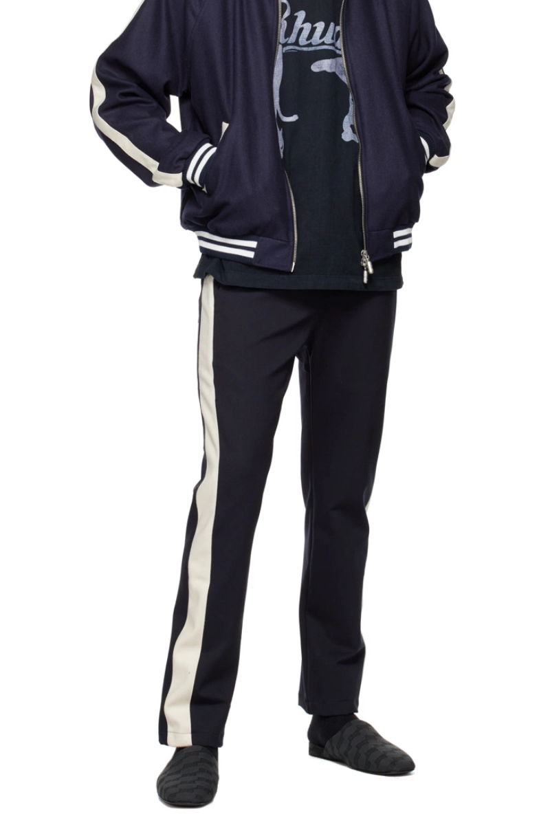 RHUDE Men's Navy Traxedo Lounge Pants