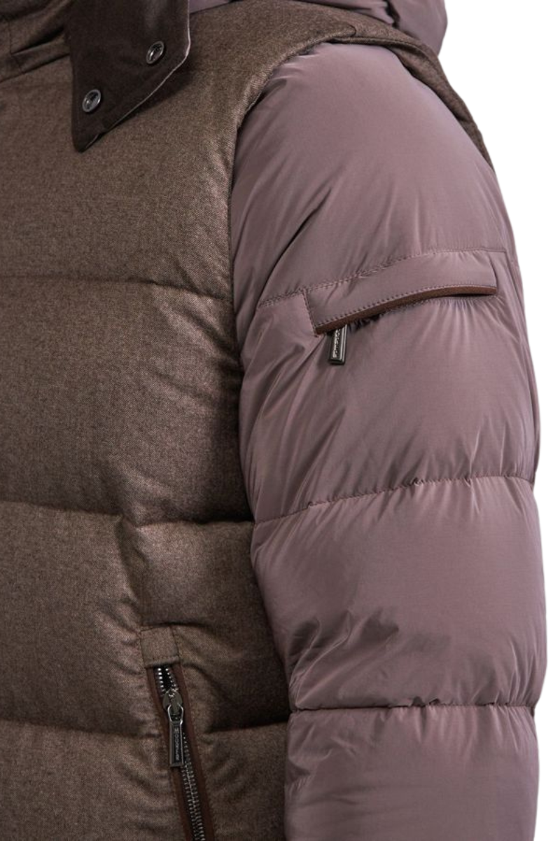 MooRER CASCIANOFUROSL Down Jacket Marrone