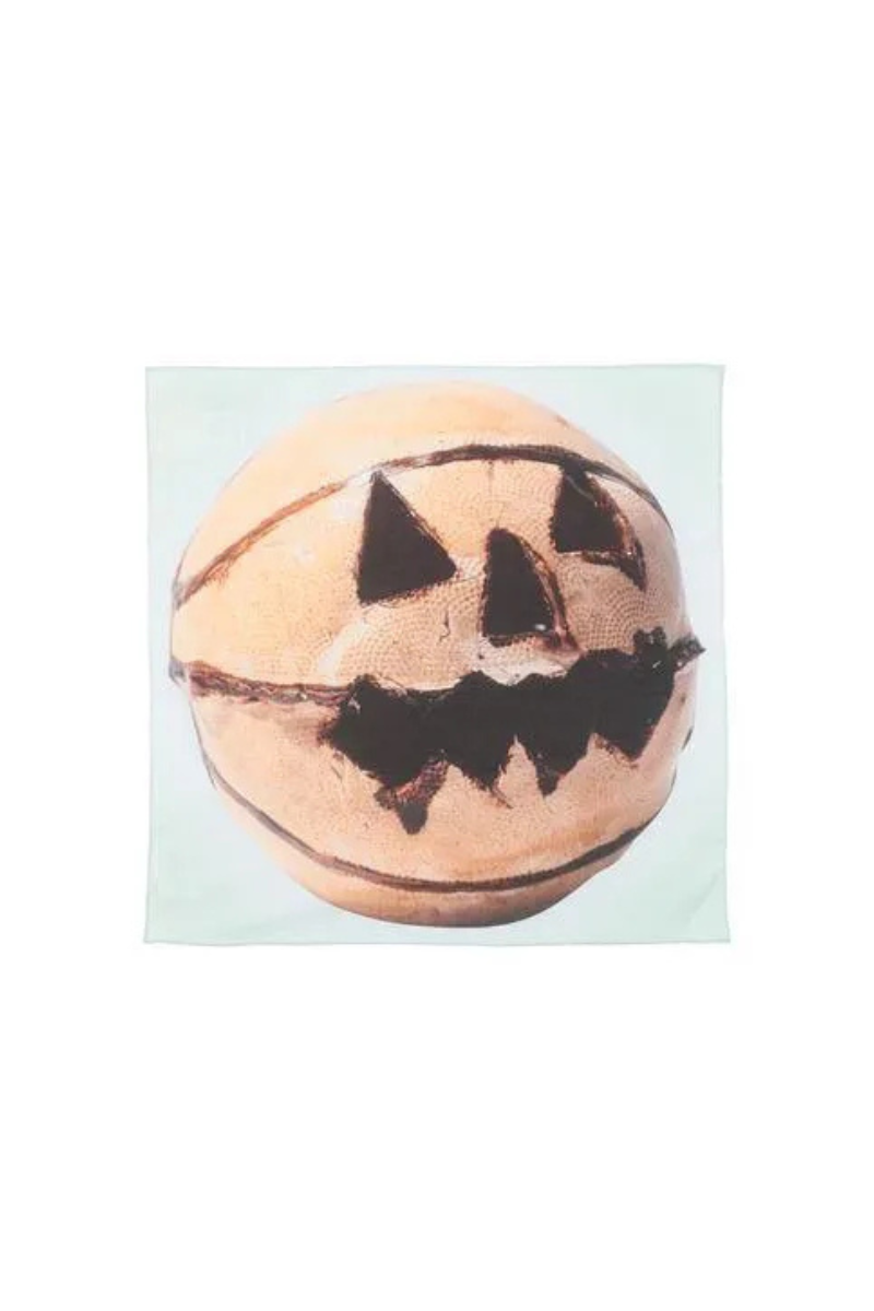 Givenchy Halloween Pumpkin Print Scarf 45x45