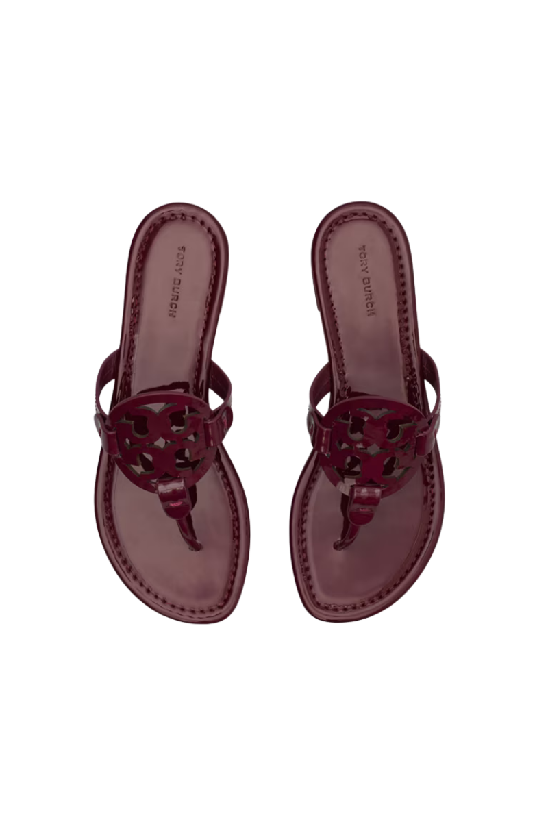 Tory Burch Miller Patent Leather Dark Raspberry 178502-977
