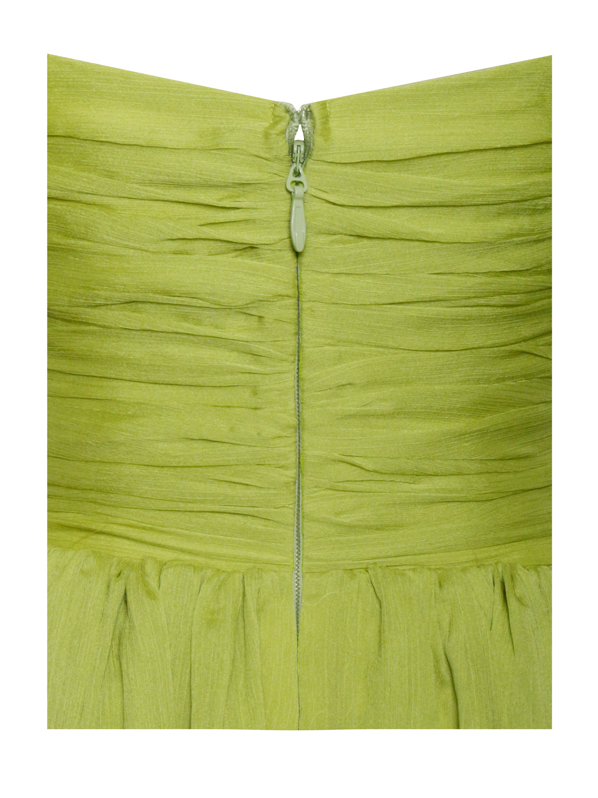 Frani Olive Green Layered Mesh Mini Dress (Archive Sale)